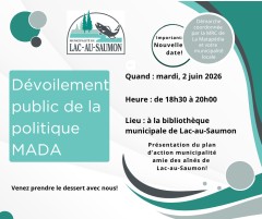 1- Dévoilement public de la politique MADA
