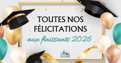 Félicitations aux finissants 2026