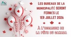 Bureaux fermés le 1er juillet