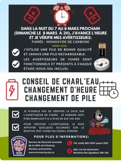 Le prochain changement d'heure