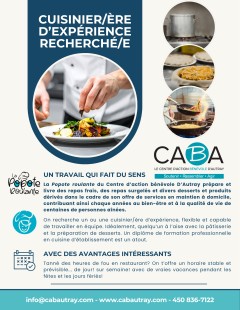 2026-08-18 Cuisinier/ère d'expérience recherché/e