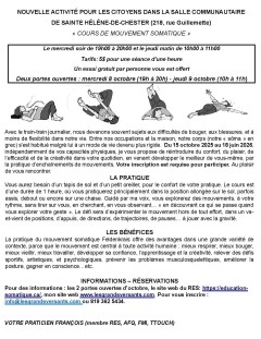 Cours de mouvement somatique