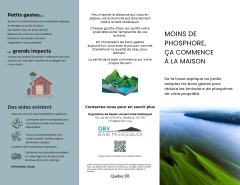 Moins de phosphore, ça commence à la maison