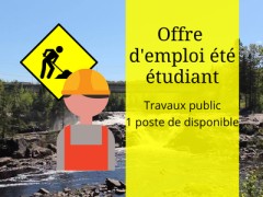 Offre d'emploi - Travaux publics