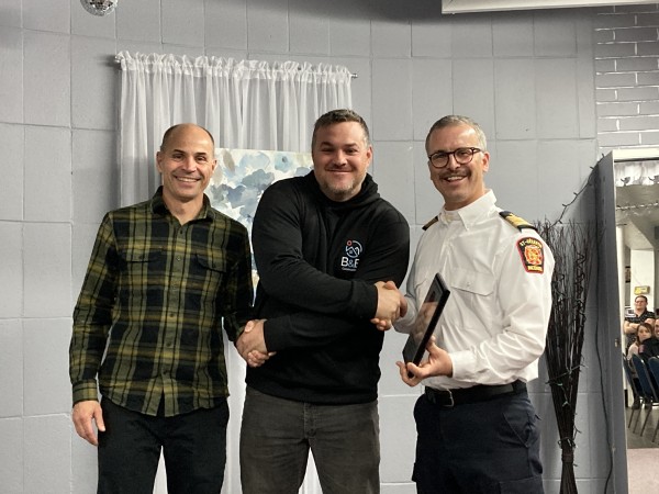 Félicitation à nos pompiers