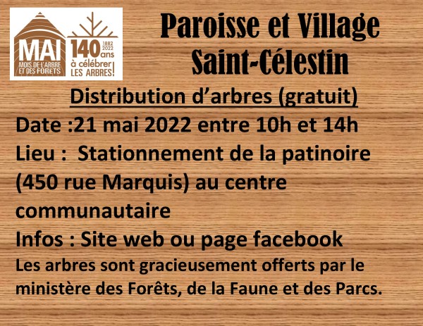 Distribution d'arbres gratuite
