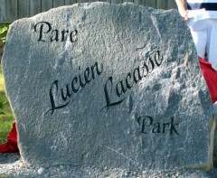 Inauguration du Parc Lucien Lacasse